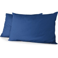 Lot de 2 taies d'oreiller - HOME LINGE PASSION - Microfibre 82 g - 50 x 70 cm...
