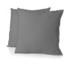 Lot de 2 taies d'oreiller - HOME LINGE PASSION - Microfibre 82 g - 63 x 63 cm...