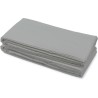 Drap plat - HOME LINGE PASSION - Microfibre 82 g - 240 x 300 cm - Gris clair