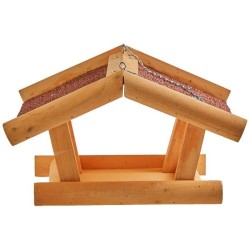 Mangeoire pour oiseaux - KERBL - Stubbs - Bois de qualité - 29x28x18cm - Étanche