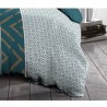 Parure de couette microfibre Ethno - 1 housse de couette 140x200 cm + 1 taie ...