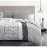 Parure de couette microfibre ETHNO - 1 housse de couette 140 x 200 cm + 1 tai...
