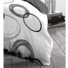 Parure de couette microfibre Audace - 1 housse de couette 220 x 240 cm + 2 ta...