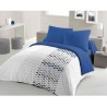 Parure de couette microfibre AMBROISIE - 1 housse de couette 220 x 240 cm + 2...