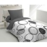 Parure de couette microfibre Audace - 1 housse de couette 140x200 cm + 1 taie...