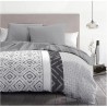 Parure de couette microfibre ETHNO - 1 housse de couette 220 x 240 cm + 2 tai...
