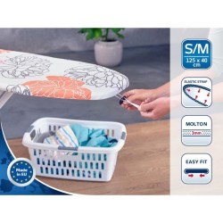 Housse table a repasser Leifheit Cotton Comfort M 71601, rembourrage en molle...