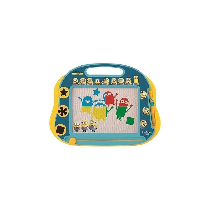 Lexibook - Ardoise Magique Minions - Format A5 avec accessoires magnétiques