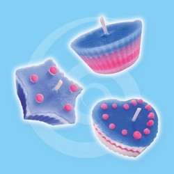 Bougies parfumées a fabriquer toi-meme - SES CREATIVE - Hobby Pink -
