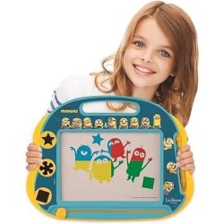 Lexibook - Ardoise Magique Minions - Format A5 avec accessoires magnétiques