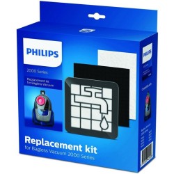 Kit d'entretien anti-poussiere pour aspirateur sans sac Philips 