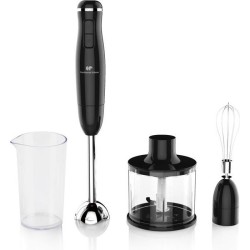 Mixeur plongeant CONTINENTAL EDISON CEHB01 Noir - 400W - Verre doseur 550 ml ...