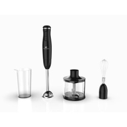Mixeur plongeant CONTINENTAL EDISON CEHB01 Noir - 400W - Verre doseur 550 ml ...