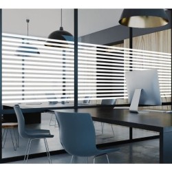 Film Adhésif pour Vitrage - EASY PROTEC - 100 x 90 cm - Store Vénitien