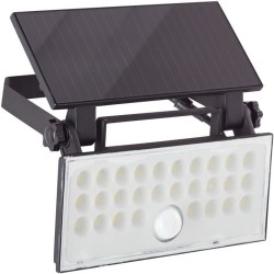 Applique extérieure - BRILLIANT - LUTON - LED et solaire - Détecteur de mouve...