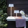 Lampe de table d'extérieur - BRILLIANT - PICCO - LED et solaire - Métal et pl...