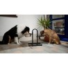 Gamelle pour animaux de compagnie TD Hauteur réglable Conception séparée Fond...