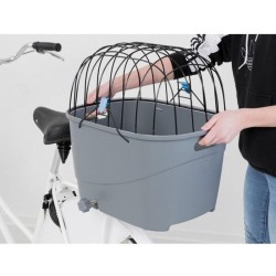 TRIXIE Panier pour porte-bagages en plastique et métal - 36 x 47 x 46 cm - Gr...