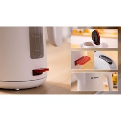 Bouilloire - BOSCH - TWK2M161 MyMoment - Blanche Mate - indicateur de tasses ...
