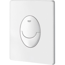 Plaque de commande Start - GROHE - Blanc alpin - 2 débits - Déclenchement pne...