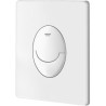 Plaque de commande Start - GROHE - Blanc alpin - 2 débits - Déclenchement pne...