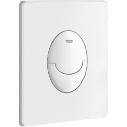 Plaque de commande Start - GROHE - Blanc alpin - 2 débits - Déclenchement pne...