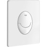 Plaque de commande Start - GROHE - Blanc alpin - 2 débits - Déclenchement pne...