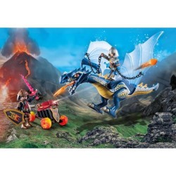 PLAYMOBIL 71644 Combattants avec dragons et canon, Novelmore, Dragon, 39 piec...