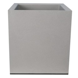 Bac a fleurs - RIVIERA - Granit Carré - Plastique - 40x40 cm - Stone