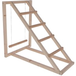 Tour d'escalade pour poules - KERBL - 85 x 55 x 76 cm - Avec balançoire - Ech...