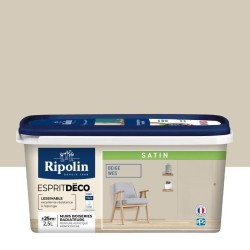Peinture esprit deco multi-supports - RIPOLIN - 434162 - Beige wes - Satin - ...