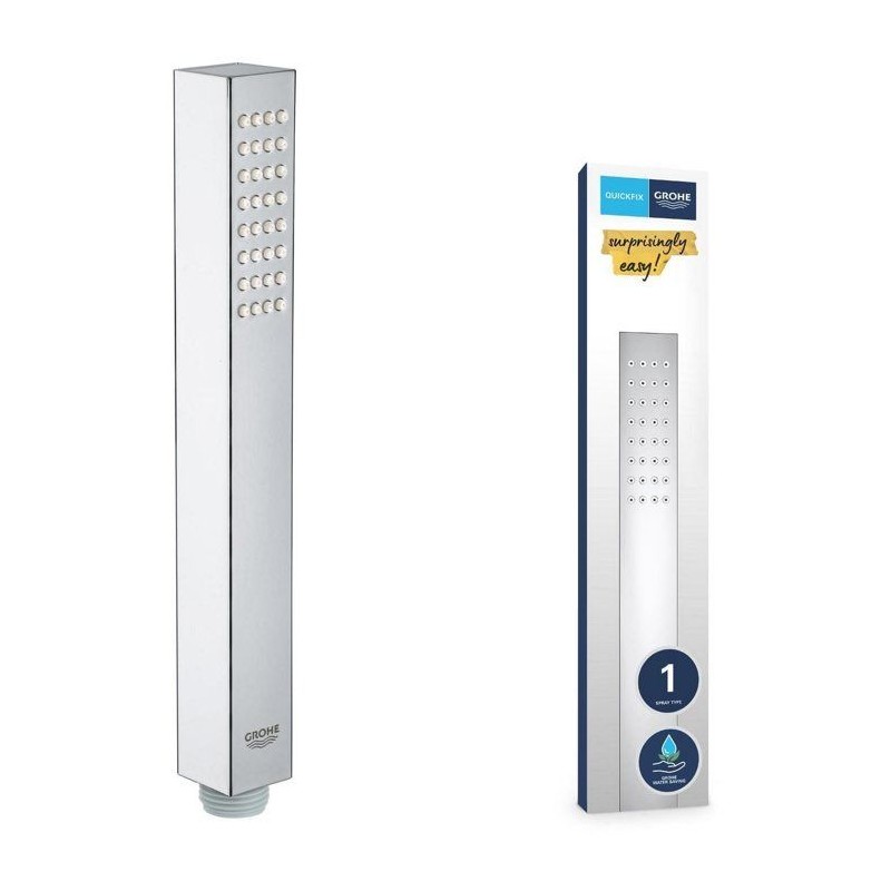 Douchette 1 jet - GROHE - Vitalio Joy Cube Stick - EcoJoy - DreamSpray - Star...