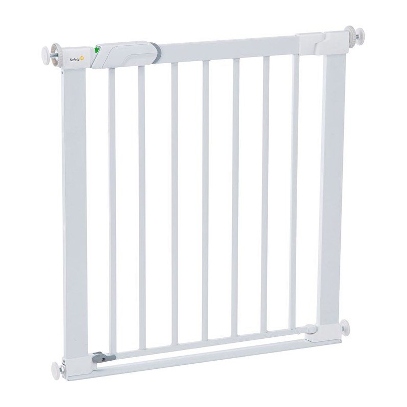 Barriere de sécurité Flat Step - SAFETY 1ST - Blanc - Métal - 73-80 cm - Pres...
