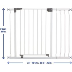 Barriere de sécurité et extension 18 cm - DREAMBABY - LIBERTY - 1 barriere + ...
