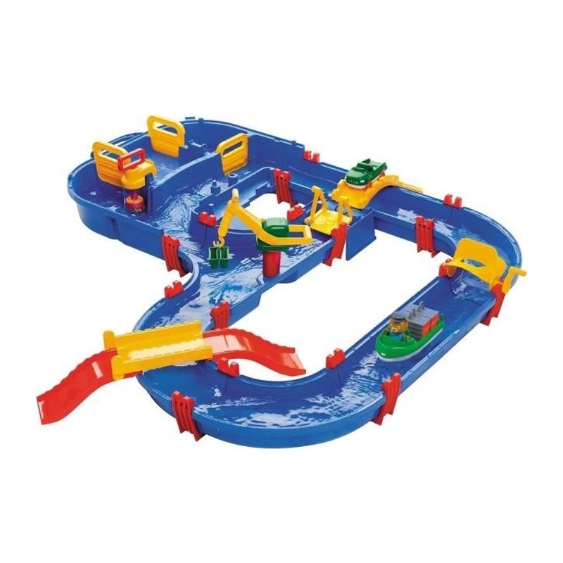 Smoby - Circuit aquatique Mega Bridge Aquaplay - 35 accessoires inclus