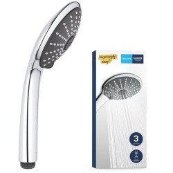 Douchette 3 jets - GROHE - Vitalio Joy 110 Massage - Chromé - Economie d'eau