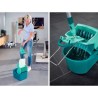 Set lave sol avec seau essoreur Leifheit Profi Compact 55092, balais a plat s...