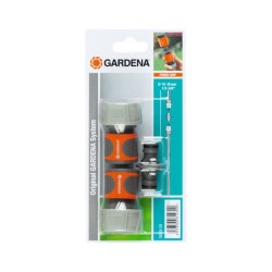 Kit d'arrosage GARDENA pour tuyau Ø19mm - 2 raccords rapides - Connecteur ada...