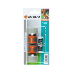 Kit d'arrosage GARDENA pour tuyau Ø19mm - 2 raccords rapides - Connecteur ada...