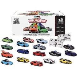 Majorette - Porsche Discovery Pack 20+2 - 22 Véhicules en Métal - Echelle 1/6...