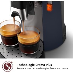 Cafetiere a dosette - PHILIPS - SENSEO - CSA240/71 - Select - Bleu