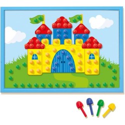 SES CREATIVE Tableau mosaique avec cartes