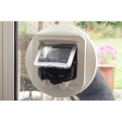 SUREFLAP Chatiere a puce électronique - Marron - 142 mm x 120 mm (Mémorisatio...