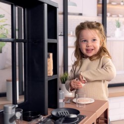 Cuisine pour enfants Smoby Loft avec 32 accessoires, design industriel, des 3...