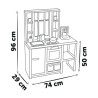Cuisine pour enfants Smoby Loft avec 32 accessoires, design industriel, des 3...