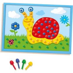 SES CREATIVE Tableau mosaique avec cartes