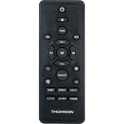 Micro-chaîne Bluetooth - THOMSON - Bois/Noir - Radio FM/CD/MP3/USB, 20W RMS, ...