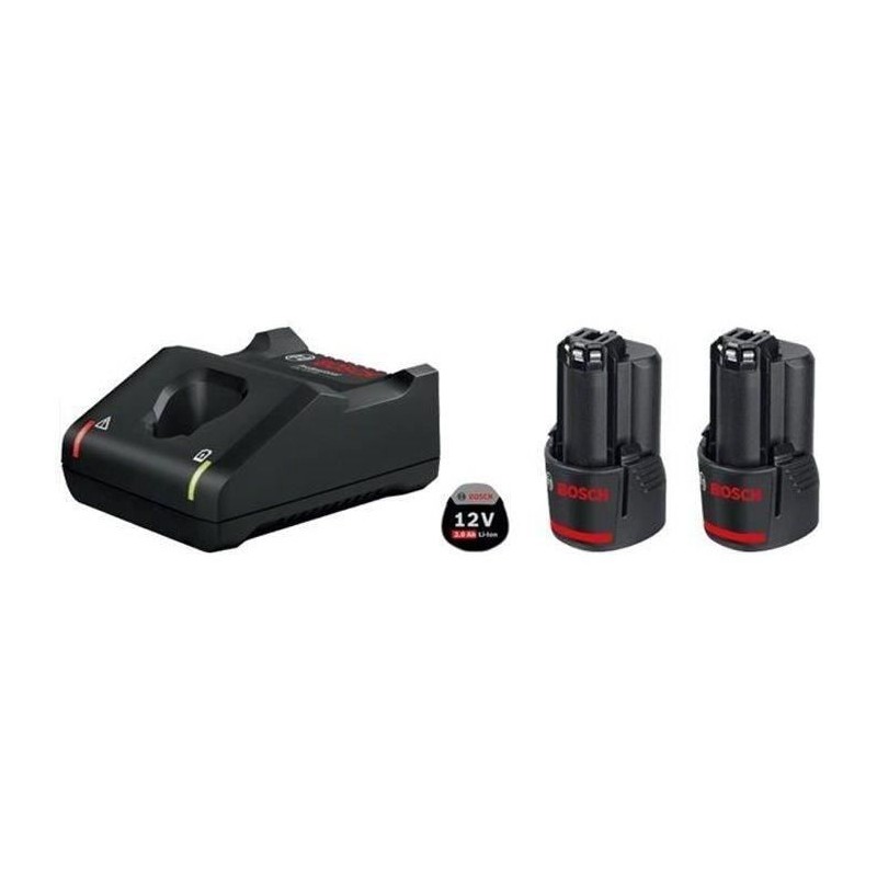 Pack de 2 batteries GBA 12V 2.0Ah et un chargeur GAL 12V-40 en boite carton -...