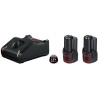 Pack de 2 batteries GBA 12V 2.0Ah et un chargeur GAL 12V-40 en boite carton -...