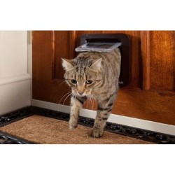 SUREFLAP Chatiere a puce électronique DualScan - Blanc - 142 mm x 120 mm (Mém...